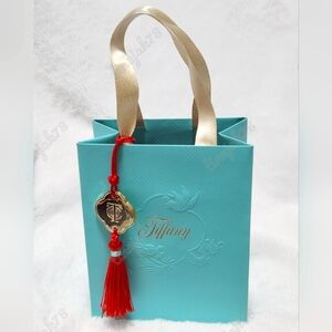 Tiffany Paper Shopping Bag with Lunar New Year Lucky Charm - Limited Edition